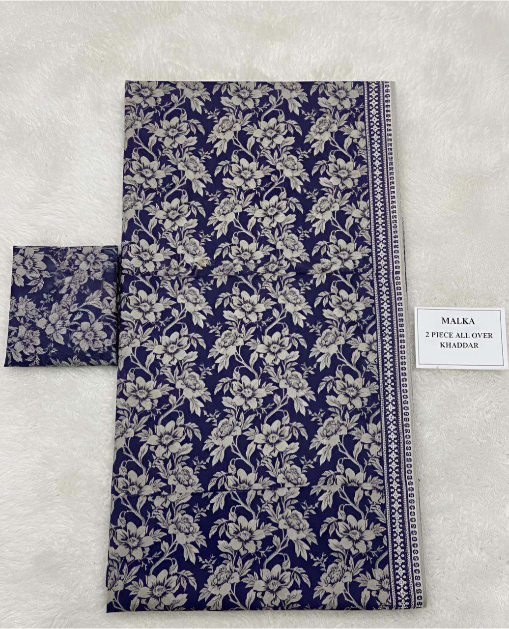 All Over Printed 2-Piece Khaddar Suit